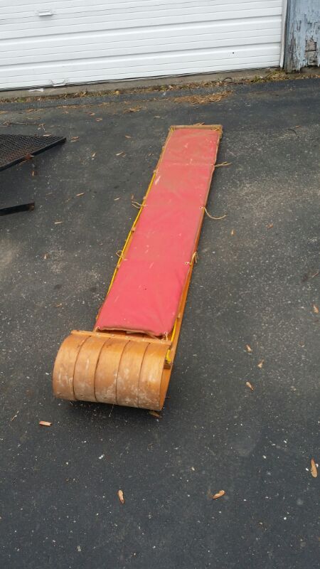 Antique rare 8' werlich eskimo toboggan