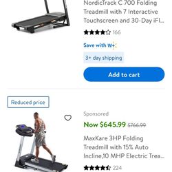 New motorized treadmill  