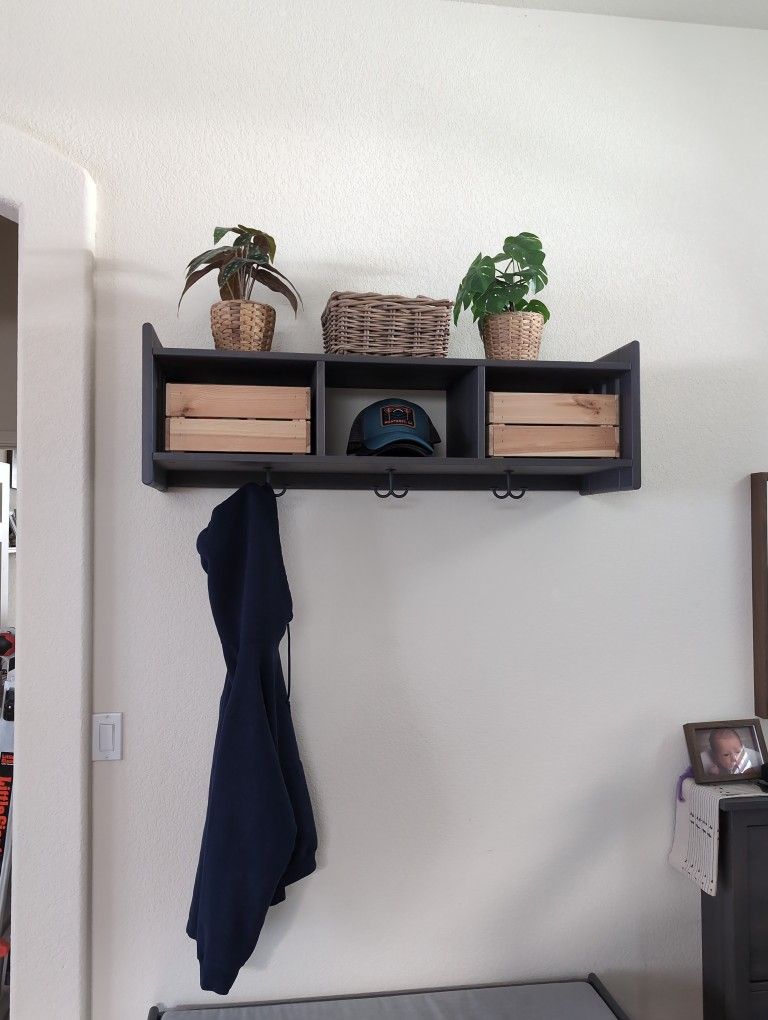 Storage Bench And Coat Rack