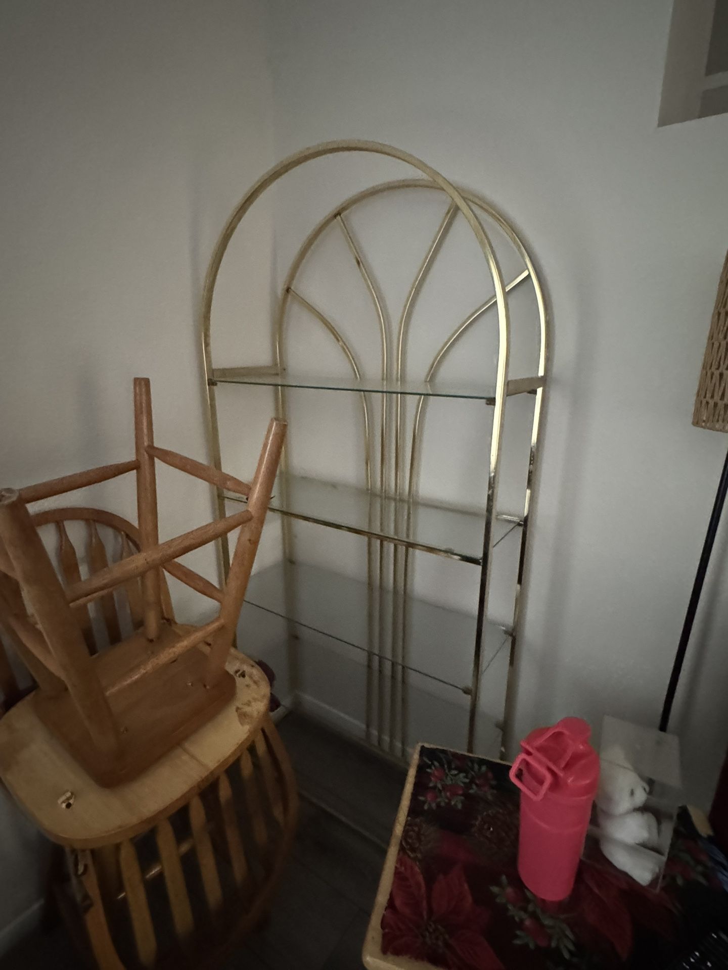 Metal And Glass Shelf