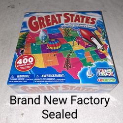 Brand New Factory Sealed Great States Board Game