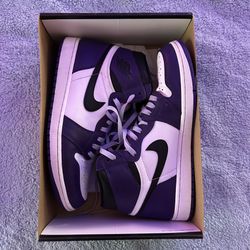Nike Air Jordan 1 Retro High OG “Court Purple” – Size 13 – 2020 Release – With Original Box & Extra Laces