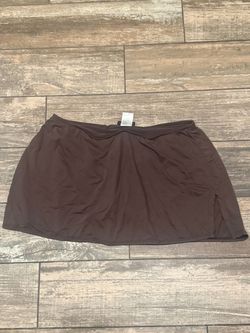 Brown Swim Skirt medium
