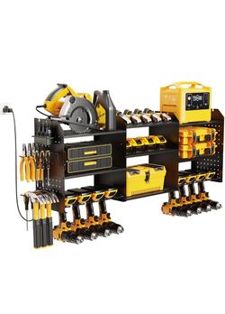Power Tool Organizer with power station, Wall Mounted