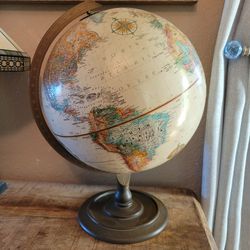 Repligle 12" Diameter Globe. World Classic Series. Raised Mountains. Excellent Condition. Vintage. 