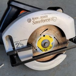 Black & Decker SoftForce Circular Saw – Great Deal! 🛠️

Model: SoftForce Circular Saw

Power: 2 1/3 HP

Blade Size: 7 1/4 inch

Amps: 10

RPM: 5300


