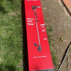Dual Battery String Trimmer W/ Dual Bay Charger And 2 Batteries