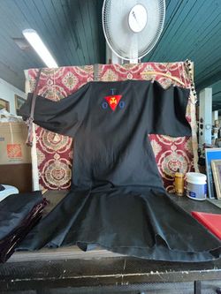 Halloween Large Black Robe Costume