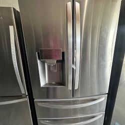 LG 4 Door Stainless Steel Refrigerator 