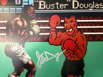 🥊 Buster Douglas Signed 12x18 Boxing Photo — SWAU Authenticated