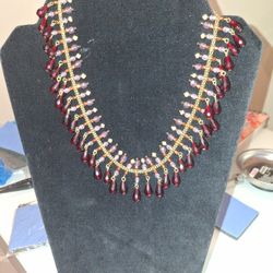 Gold Tone Rope Necklace