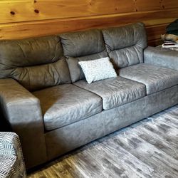 3 Cushion Grey Sofa