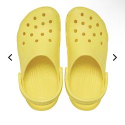 New yellow crocs w10m8