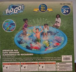 Unopened sprinkler pad