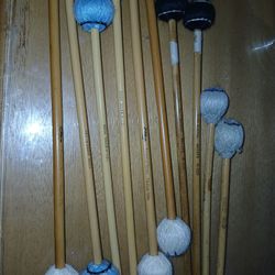 5 Pairs- Percussion Mallets Including Gary Burton Musser M-220