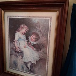 Antique Framed Art Deco.