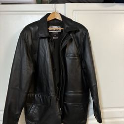 Black leather Jacket
