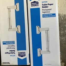 Toilet Paper Holder 2 Pc Brand New Never Open