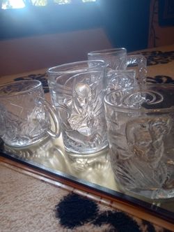 Vintage 90s McDonald's Batman Glass Cuis
