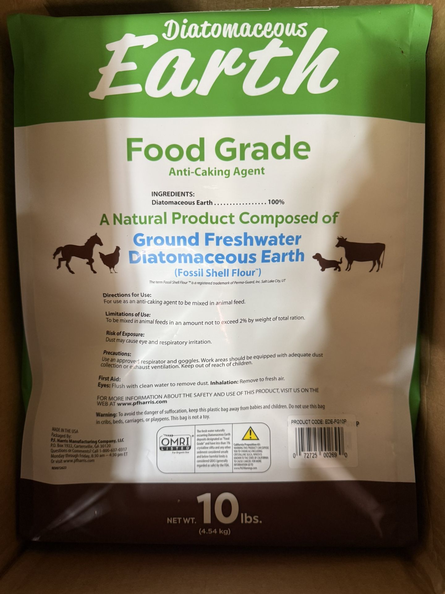 Diatomaceous Earth -Food Grade Animals