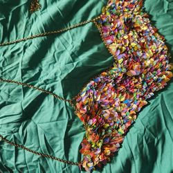 Sequin Halter Top