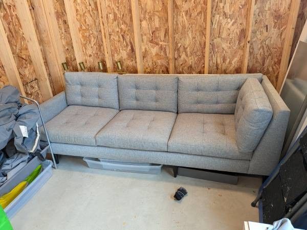 Crate & Barrel Petrie Midcentury Sectional