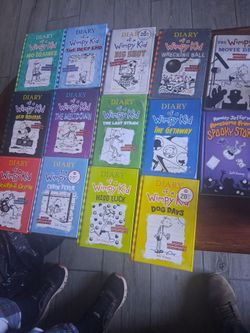 14 Diary of a wimpy kid books