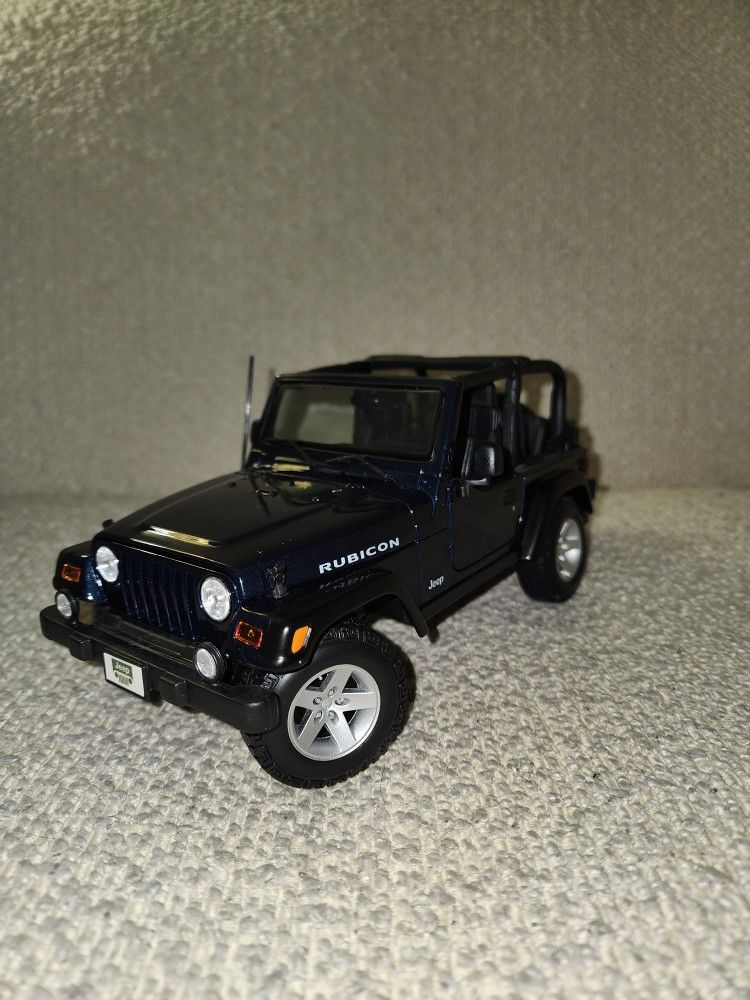 1.18 Scale Model Jeep Wrangler RUBICON