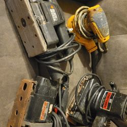 Palm Sander & Sheet Sanders Scroller Saw - Dewalt, Craftsman Black & Decker Wired Vintage 