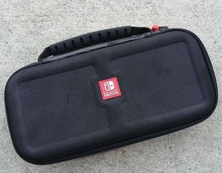 Nintendo Switch black hard shell carrying case