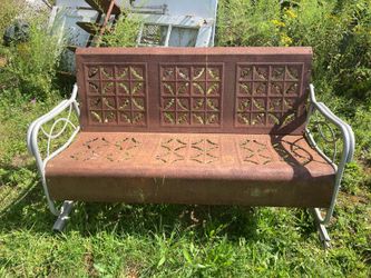 Antique porch glider