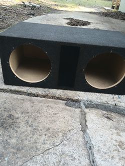 XL 12's subwoofer box