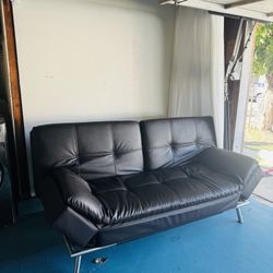 Leather Futon 