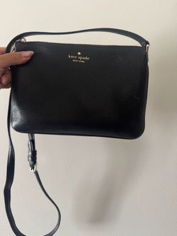 Kate Spade New York Black Leather Crossbody Bag
