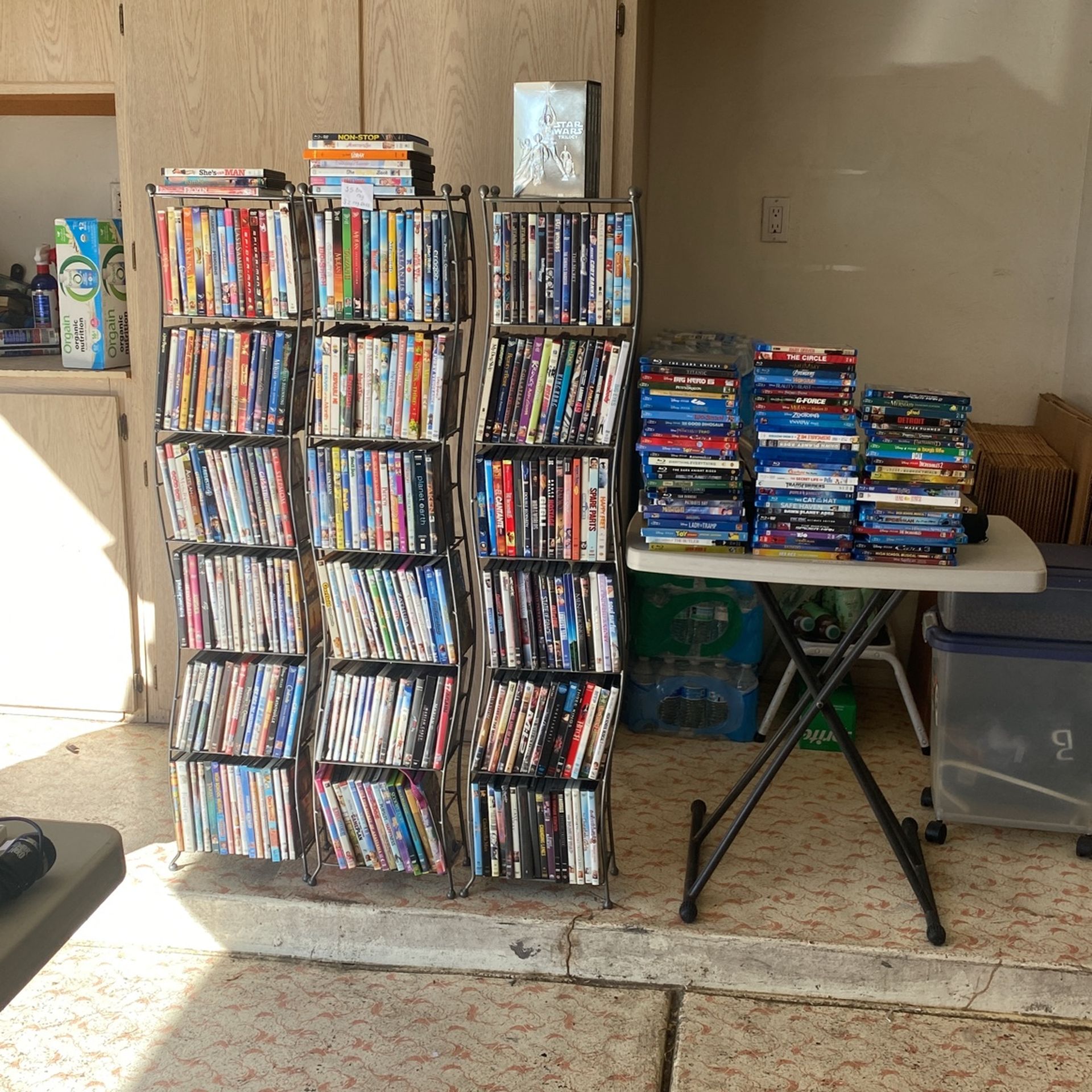 DVD $2 Each Blueray $5 Each