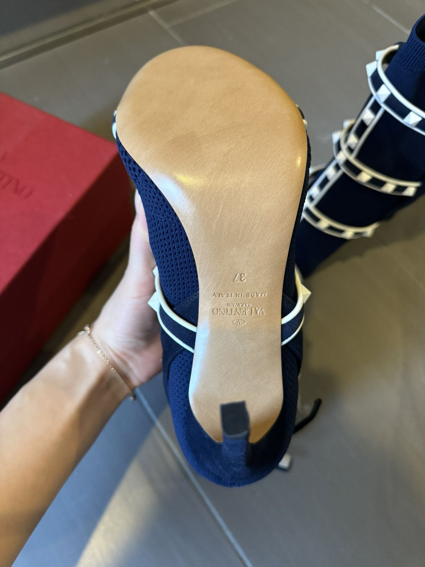 Valentino Rockstud Sock Boots