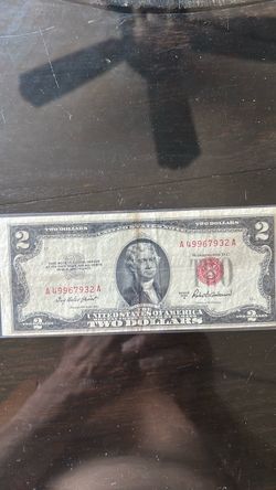 Red $2 bill