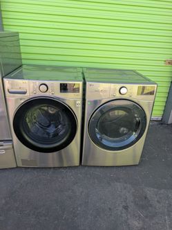 Washer and gas dryer set