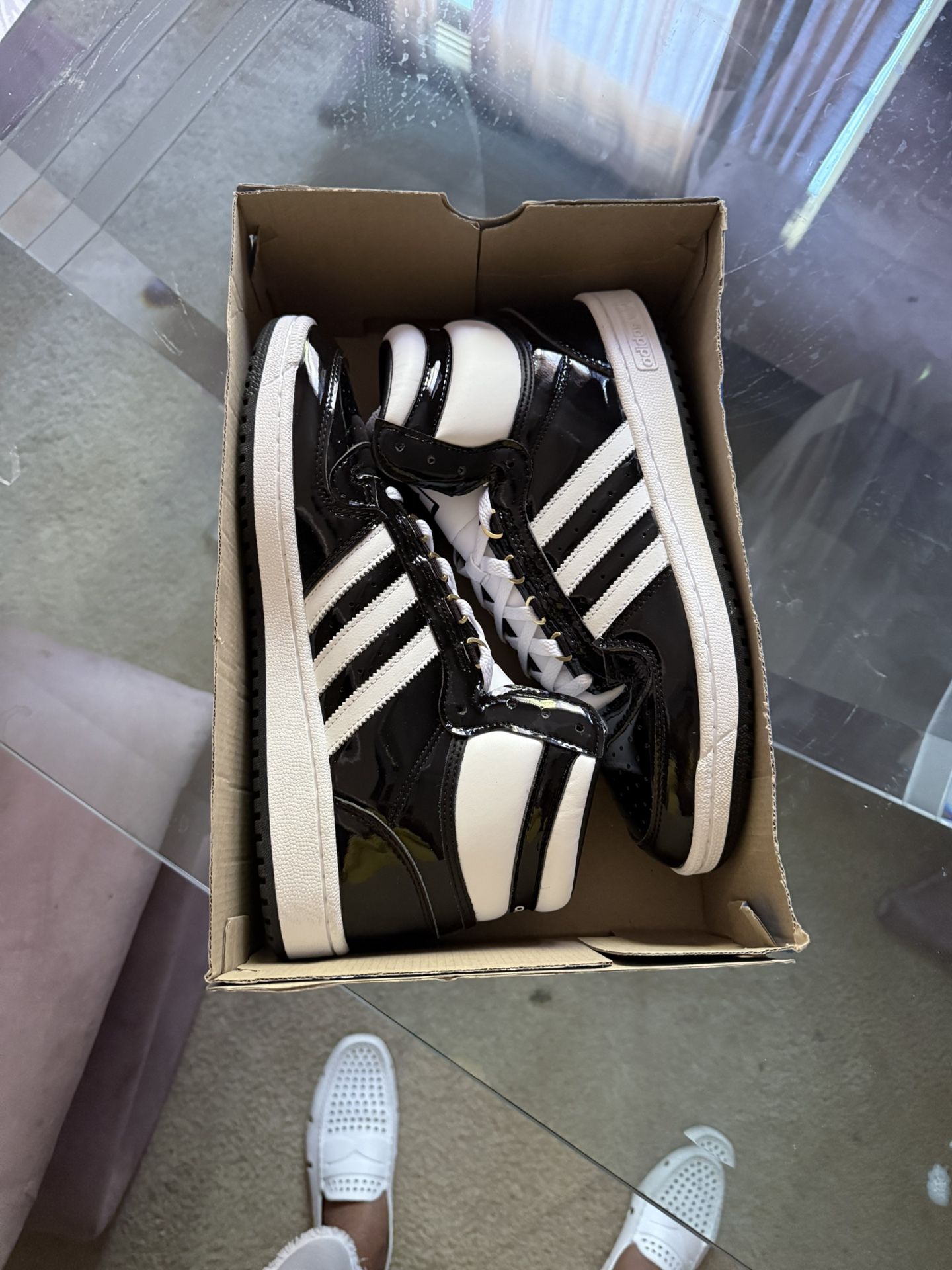 Adidas Top Ten RB Black And White