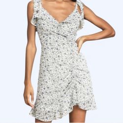 Lulus White Floral Dress