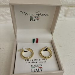 18kt gold plated sterling silver Mia Fiore MADE IN ITALY brand new in box