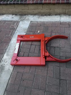 Forklift Fork Attachment Drum Grab
