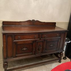 Antique Buffet Table