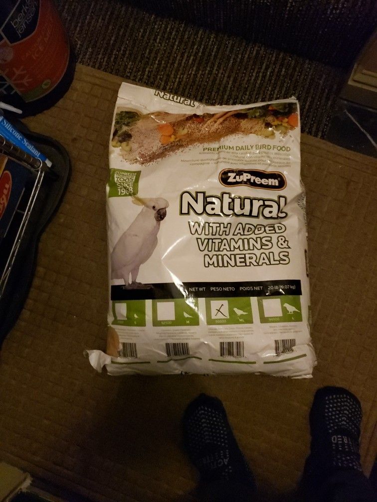 Bird Food Zupreem Natural