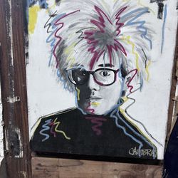 Warhol canvas art by cambra