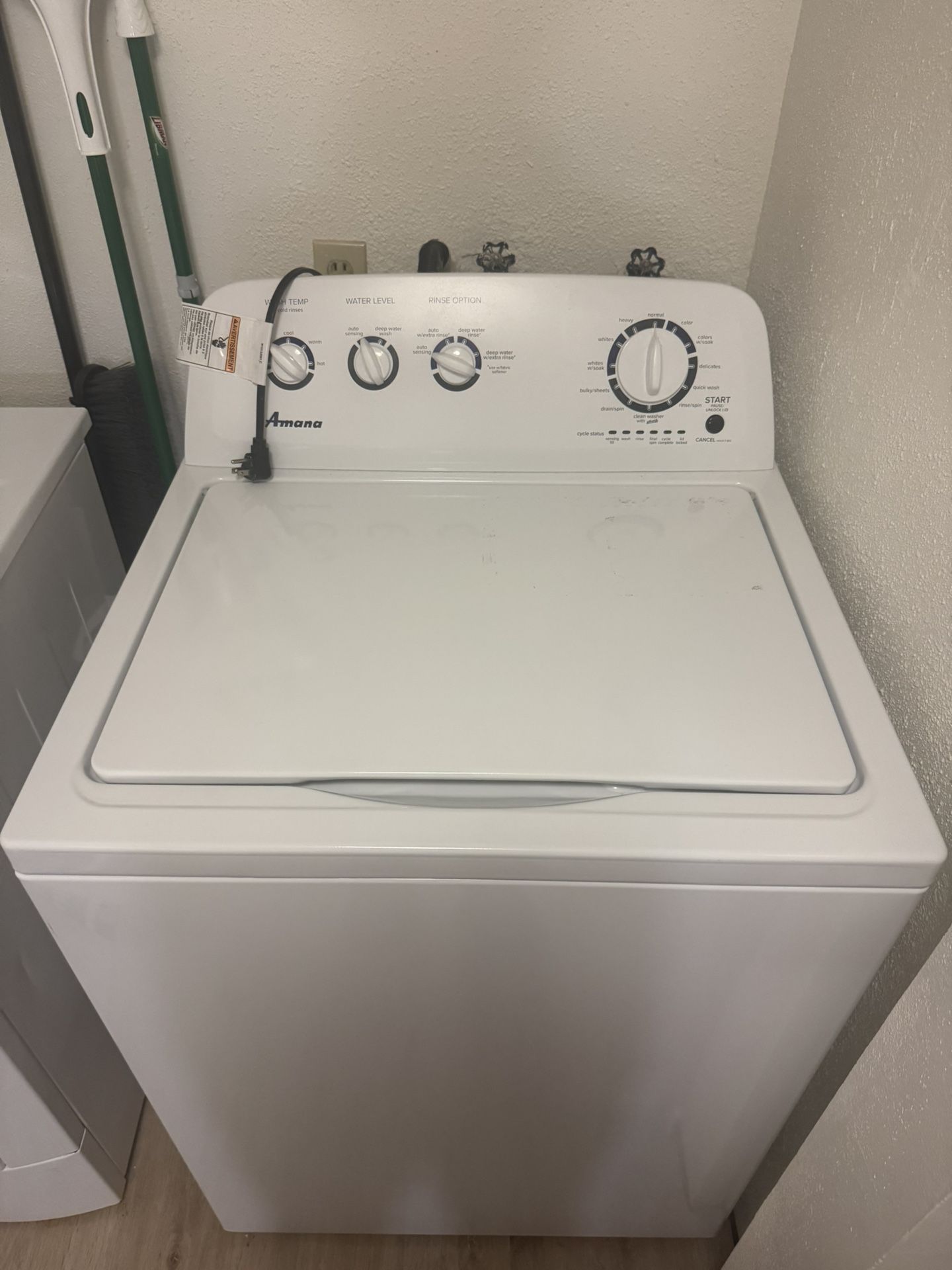 Amana Washing Machine