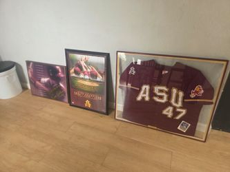 ASU Autographed signed posters jersey Pat Murphy coach MLB Manager baseball