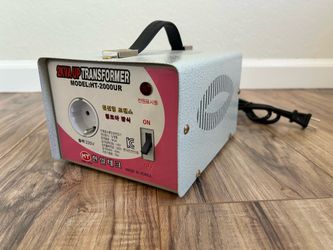 2kVA Step-Up Transformer 110V to 220V (Never Used)