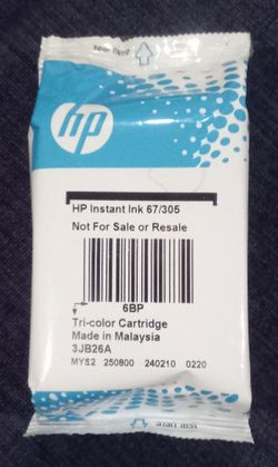 HP Instant Ink 67/305. 1 Left Only