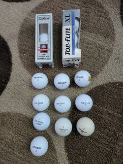 Golf Balls/Various Brands/Total Of 15